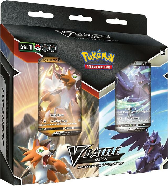 Lycanroc vs Corviknight V Battle Deck from Brilliant Stars Pokémon card set